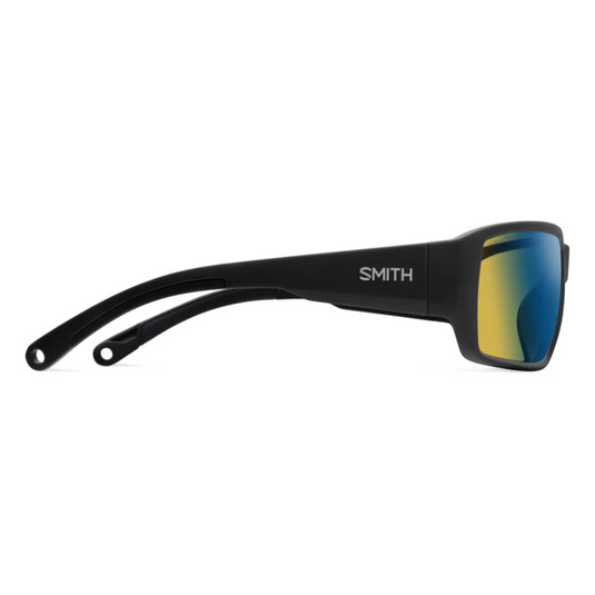 SMITHS OPTICS HOOKSET MATTE BLACK CHROMAPOP GLASS POLARCHROMIC YELLOW BLUE MIRROR