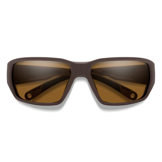SMITHS OPTICS HOOKSET MATTE MISSISSIPPI MUD CHROMAPOP GLASS POLARIZED BROWN