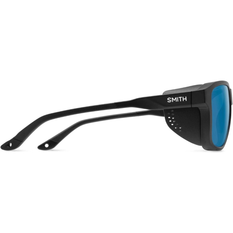 Load image into Gallery viewer, SMITHS OPTICS EMBARK MATTE BLACK CHROMAPOP GLASS POLARIZED BLUE MIRROR
