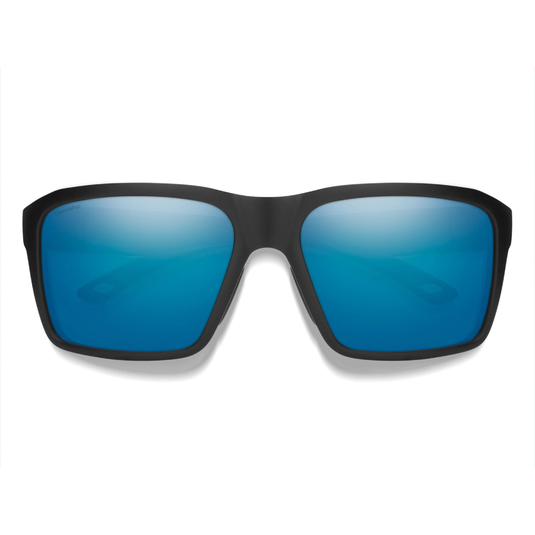SMITHS OPTICS BACKCAST MATTE BLACK CHROMAPOP GLASS POLARIZED BLUE MIRROR
