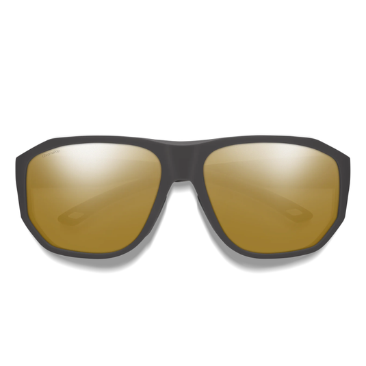 SMITHS OPTICS OUTRIGGER MATTE GRAVY CHROMAPOP GLASS POLARIZED BRONZE MIRROR