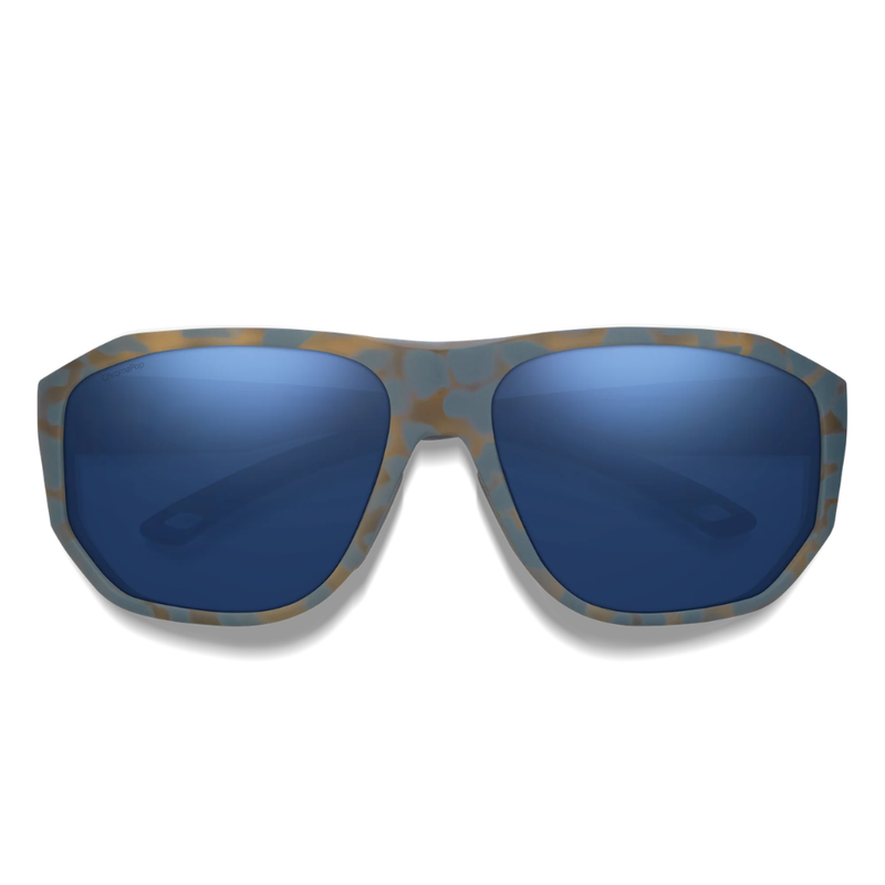 Load image into Gallery viewer, SMITHS OPTICS OUTRIGGER MATTE FLINT/TARMAC TORTOISE CHROMAPOP GLASS POLARIZED DARK BLUE MIRROR
