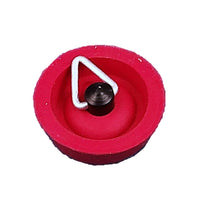 RUBBER SINK PLUG 25MM RED