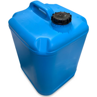 MBA 25 LITRE BLUE CUBE PLASTIC JERRY CAN