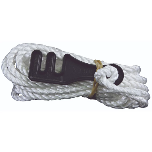 SUPEX GUY ROPE KIT, 4MM ROPE, PLASTIC SLIDE