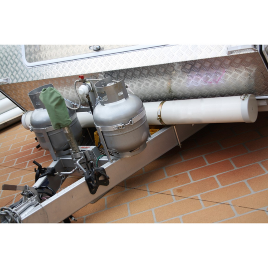 SUPEX 2.2M LONG X 160MM D POLE CARRIER WITH MOUNTING BRACKETS