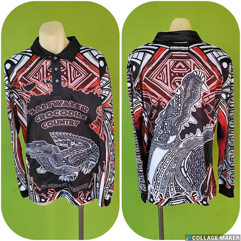 Load image into Gallery viewer, ORIGINAL TRIBES INSPIRED CROCODILE [SZ:LARGE]
