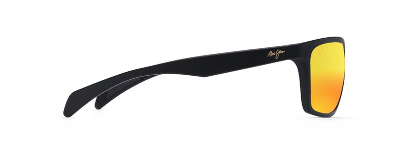 Load image into Gallery viewer, MAUI JIM MAKOA SUNGLASSES MATTE BLACK MAUI BRILLIANT HAWAII LAVA 
