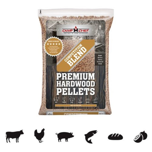 CAMP CHEF COMPETITION BLEND PREMIUM HARDWOOD PELLETS 9KG