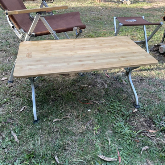 DRIFTA STOCKTON FOLDING TABLE BAMBOO TOP LARGE