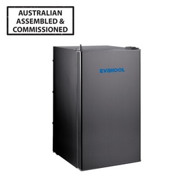 EVAKOOL PLATINUM 95L UPRIGHT FRIDGE/FREEZER BLACK