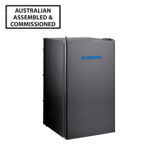 EVAKOOL PLATINUM 95L UPRIGHT FRIDGE/FREEZER BLACK