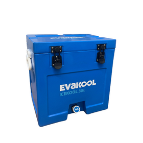 ICEKOOL 35L POLYETHLENE ICEBOX WITH DRINK DISPENSER