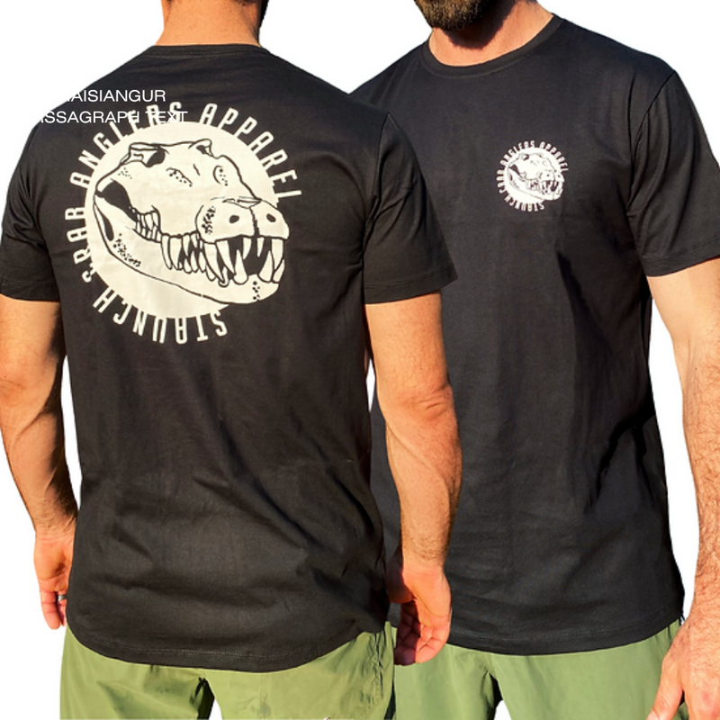 Load image into Gallery viewer, STAUNCH CRAB TEE SHIRT CROC [CLR:BLACK SZ:2X-LARGE]
