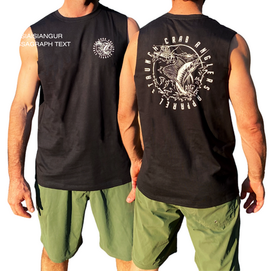 STAUNCH CRAB MUSCLE TANK SAILY [CLR:BLACK SZ:2X-LARGE]
