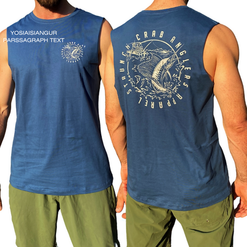 Load image into Gallery viewer, STAUNCH CRAB MUSCLE TANK SAILY
