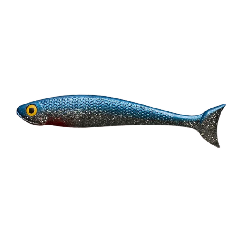 Load image into Gallery viewer, BITE ME LURES 6&quot; [CLR:BLUE FLASH]
