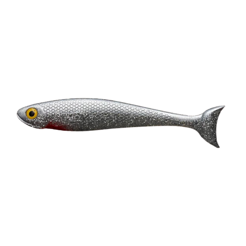 Load image into Gallery viewer, BITE ME LURES 6&quot; [CLR:WHITE FLASH]
