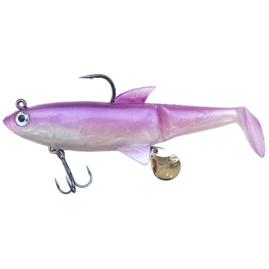 MOLIX SHAD [SZ:140MM 60G CLR:LAVENDER WHITE BELLY]