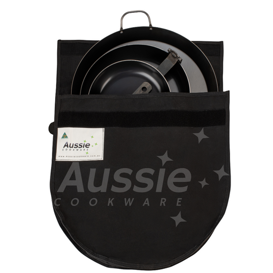AUSSIE COOKWARE 22" COMPACT FIREPIT WITH BAG