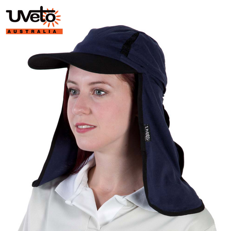 Load image into Gallery viewer, UVETO KALA HAT 100% COTTON [CLR:NAVY]
