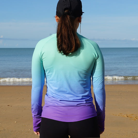 STAUNCH CRAB CANDY CONTOUR UPF50+ LONG SLEEVE FISHING SHIRT WOMENS [SZ:X-LARGE]