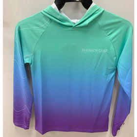 STAUNCH CRAB CANDY CONTOUR UPF50+ LONG SLEEVE FISHING SHIRT KIDS [SZ:1]