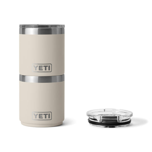 YETI RAMBLER 10oz 296ml LOWBALL STACKABLE WITH MAGSLIDER LID [CLR:CAPE TAUPE]