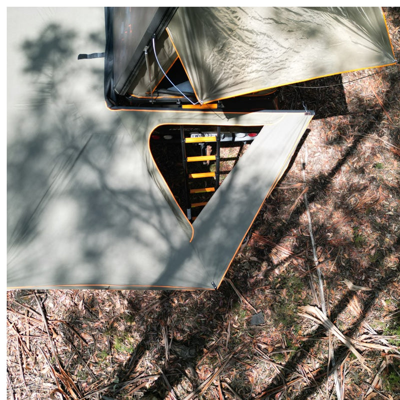 Load image into Gallery viewer, DARCHE ECLIPSE 270 FREESTANDING + RTT ENTRY LED AWNING  LEFT HAND SIDE
