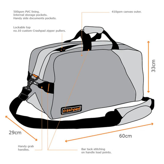 CRASHPAD LONG WEEKENDER BAG