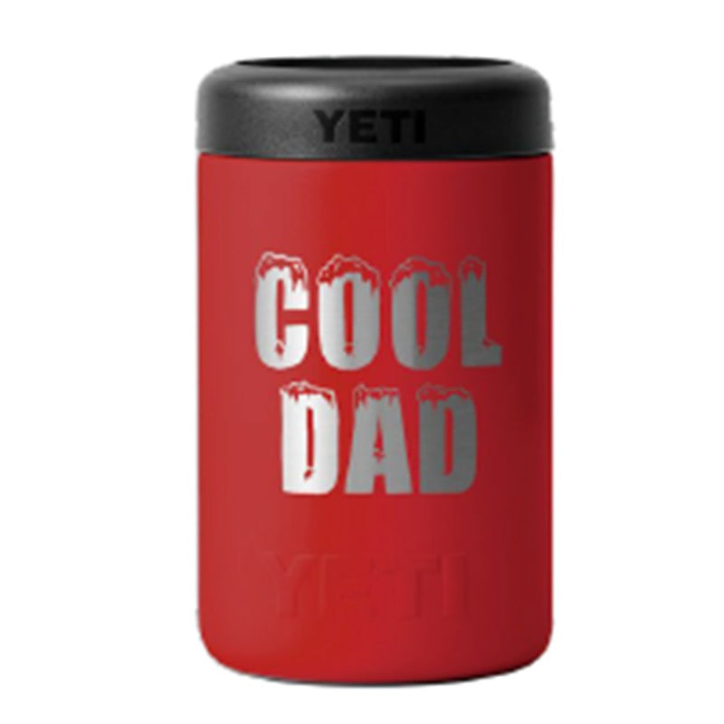 Load image into Gallery viewer, YETI RAMBLER 375ML COLSTER 2.0 COOL DAD [CLR:RESCUE RED]
