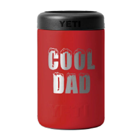 YETI RAMBLER 375ML COLSTER 2.0 COOL DAD [CLR:RESCUE RED]