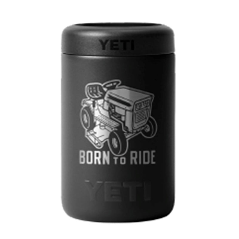 Load image into Gallery viewer, YETI RAMBLER 375ML COLSTER 2.0 BORN TO RIDE [CLR:BLACK]
