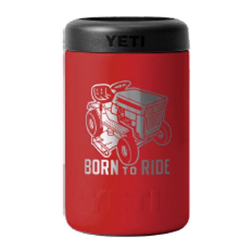 Load image into Gallery viewer, YETI RAMBLER 375ML COLSTER 2.0 BORN TO RIDE [CLR:RESCUE RED]
