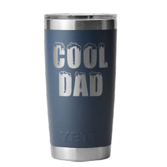 YETI RAMBLER 20OZ WITH MAGSLIDER COOL DAD [CLR:NAVY]