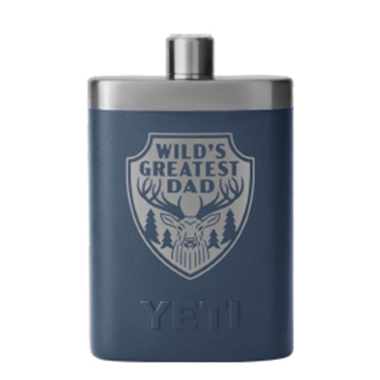 YETI FLASK WILDS GREATEST DAD [CLR:NAVY]