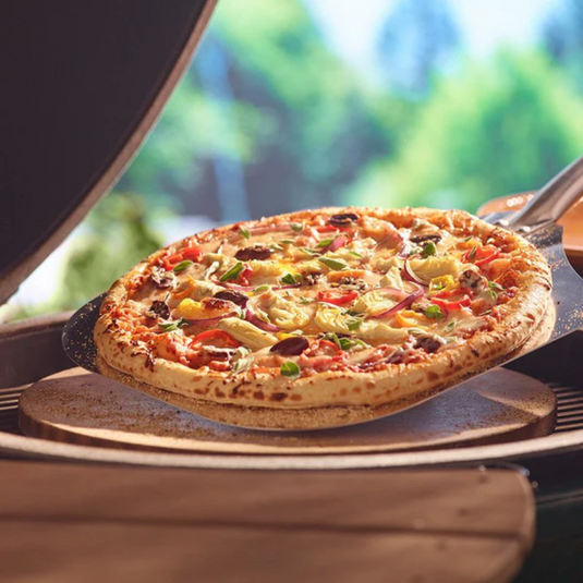 BIG GREEN EGG PIZZA PEEL ALUMINIUM SOFT GRIP HANDLE