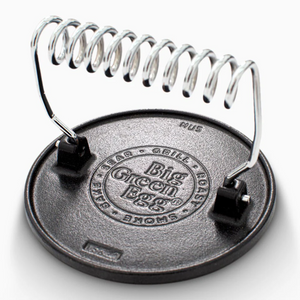 BIG GREEN EGG CAST IRON GRILL PRESS