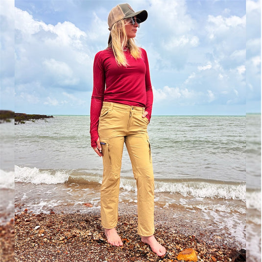 STAUNCH CRAB COAST TO CAMP PANTS TAN [SZ:SMALL]
