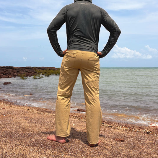 STAUNCH CRAB COAST TO CAMP PANTS TAN [SZ:X-LARGE]