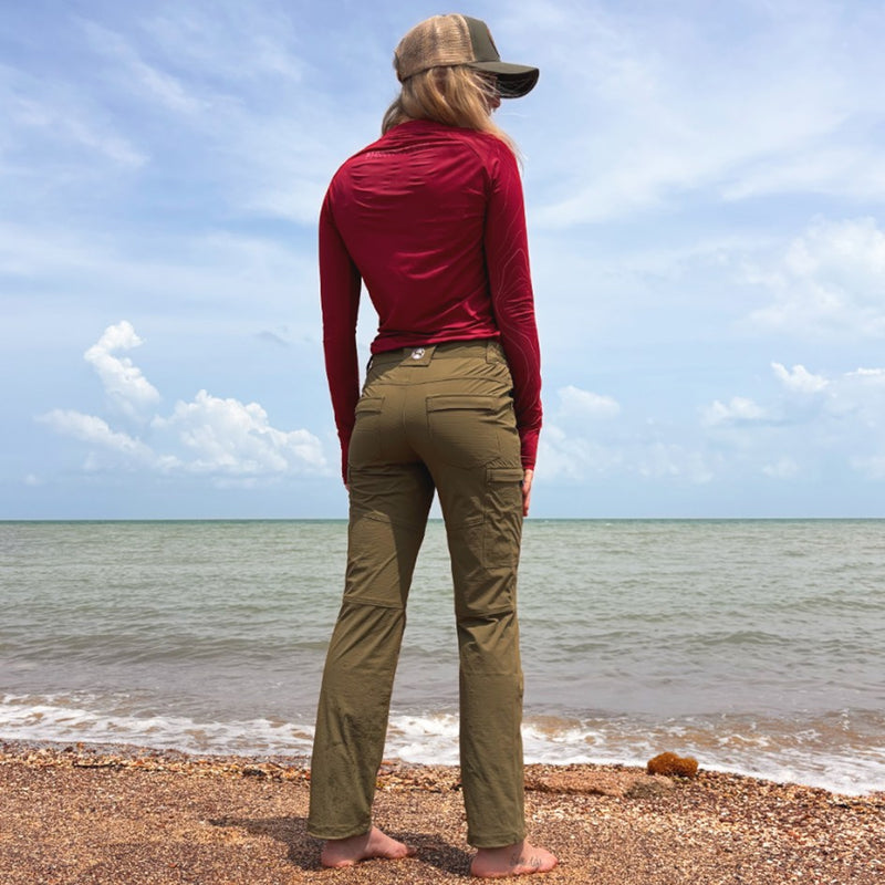 Load image into Gallery viewer, STAUNCH CRAB COAST TO CAMP PANTS KHAKI [SZ:2X-SMALL]
