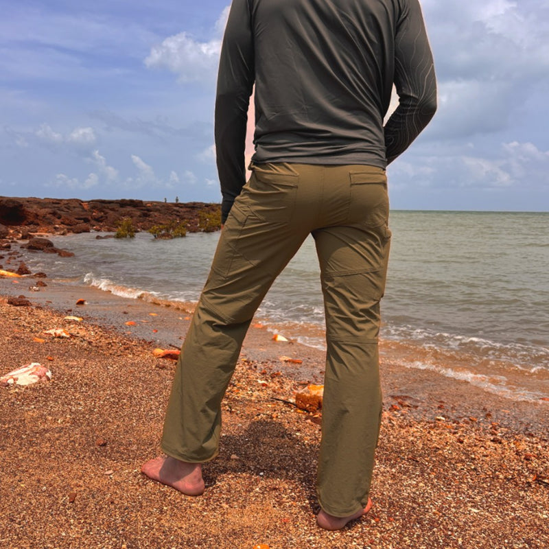 Load image into Gallery viewer, STAUNCH CRAB COAST TO CAMP PANTS KHAKI [SZ:2X-SMALL]
