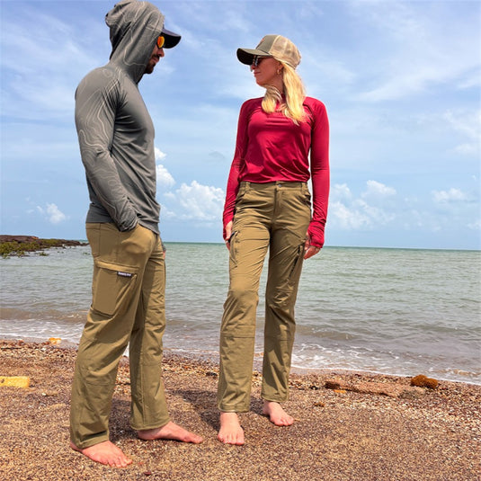 STAUNCH CRAB COAST TO CAMP PANTS KHAKI [SZ:X-SMALL]