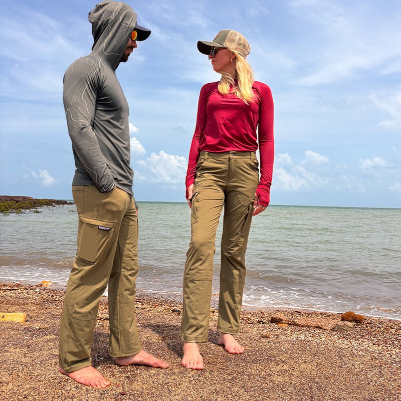 Load image into Gallery viewer, STAUNCH CRAB COAST TO CAMP PANTS KHAKI [SZ:2X-LARGE]

