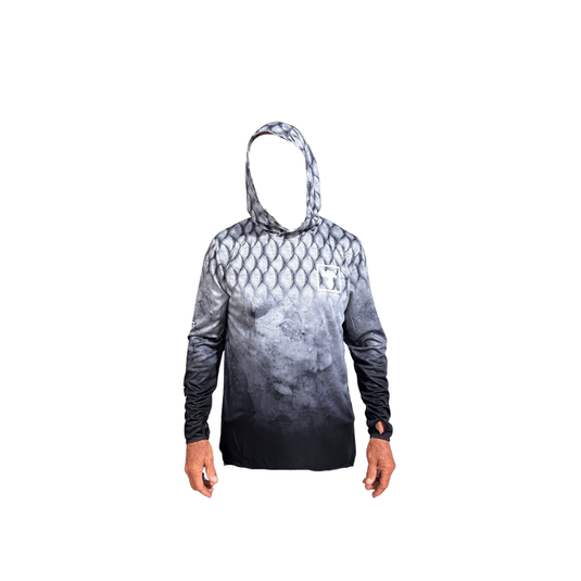 JACKALL TOURNAMENT HOODIE SCALES [SZ:MEDIUM]