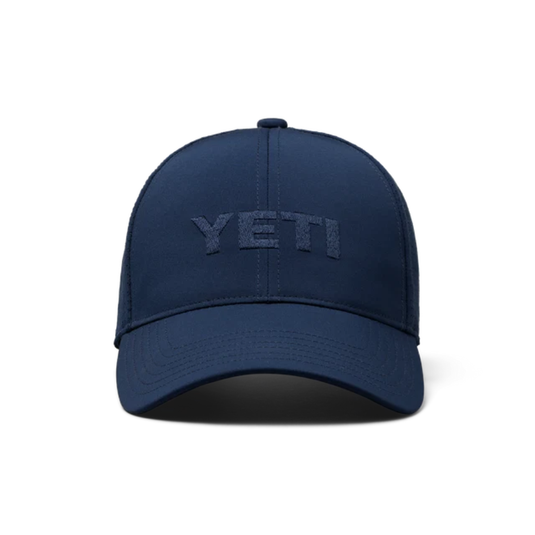 YETI LOGO STRUCTURED PERFORM HAT NAVY