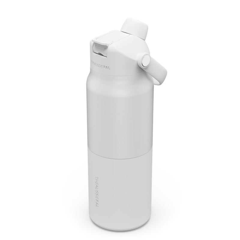 Load image into Gallery viewer, AUSSIE PAL INSULATED WATER BOTTLE 1L [CLR:WHITE]
