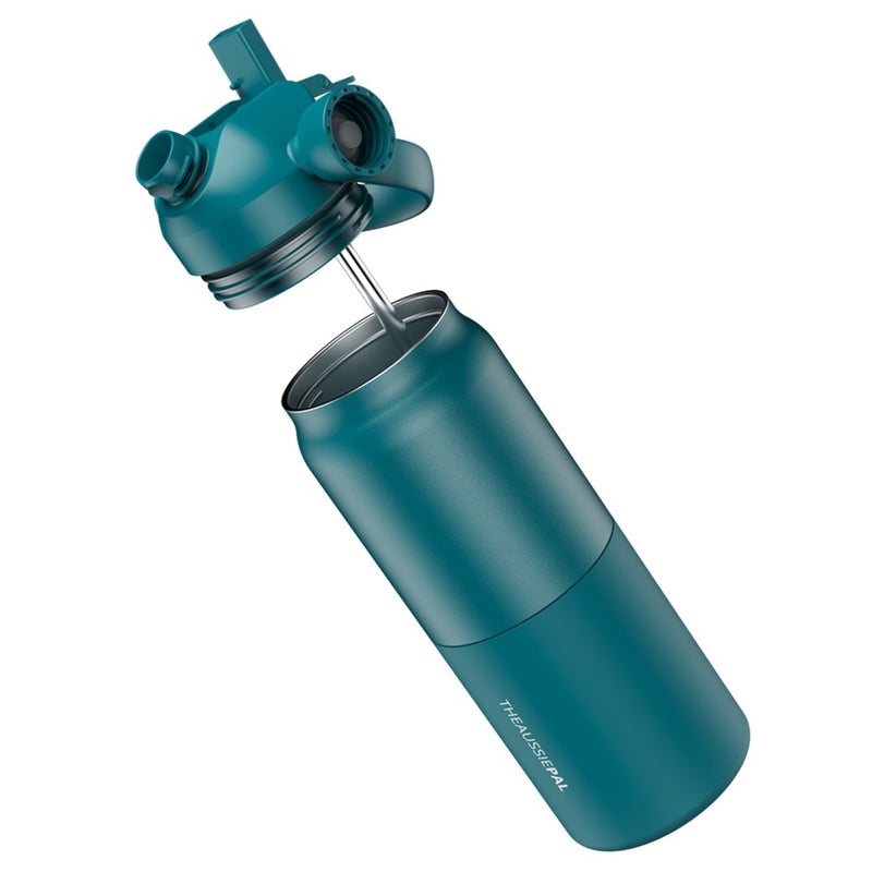 Load image into Gallery viewer, AUSSIE PAL INSULATED WATER BOTTLE 1L [CLR:TEAL]
