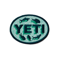 YETI COLLECTORS PATCH RIPPLES BLUE