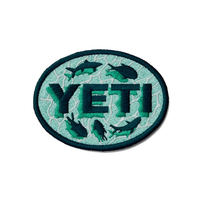Load image into Gallery viewer, YETI COLLECTORS PATCH RIPPLES BLUE
